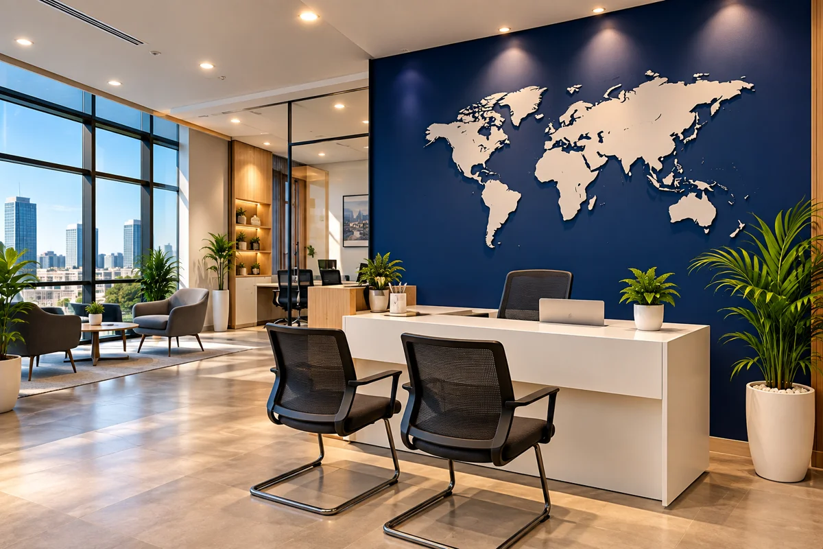 Illustrative education counselling office